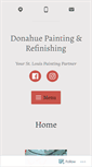 Mobile Screenshot of donahuepainting.com