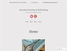 Tablet Screenshot of donahuepainting.com
